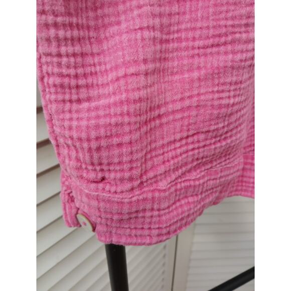 Soft Suroundings Pink Shorts w/Pockets Elastic Waist Made in India S - Picture 10 of 13